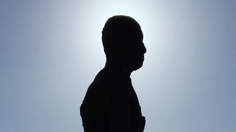Silhouette of head